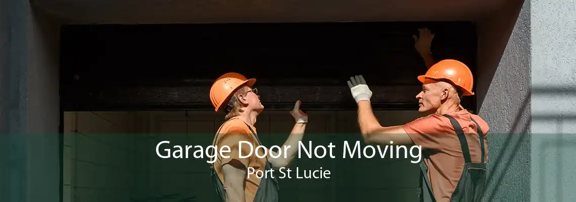 Garage Door Not Moving Port St Lucie