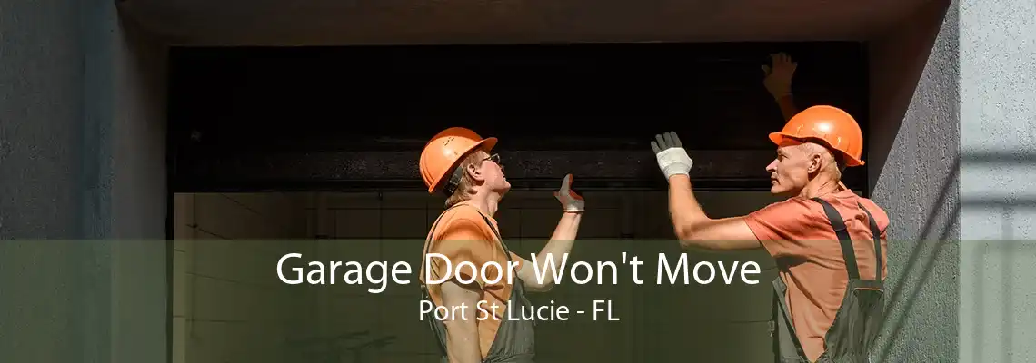 Garage Door Won't Move Port St Lucie - FL